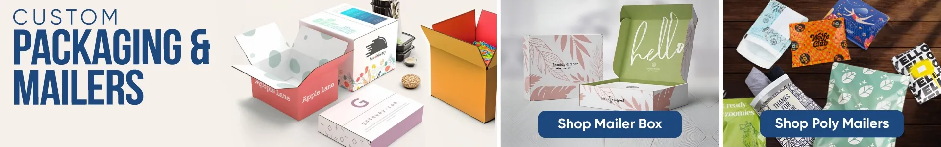 CustomShotGlassNow.com Packaging & Mailers