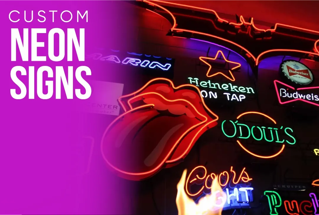 CustomShotGlassNow.com Neon Signs