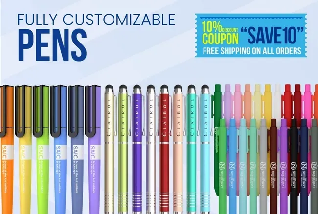 CustomShotGlassNow.com Pens