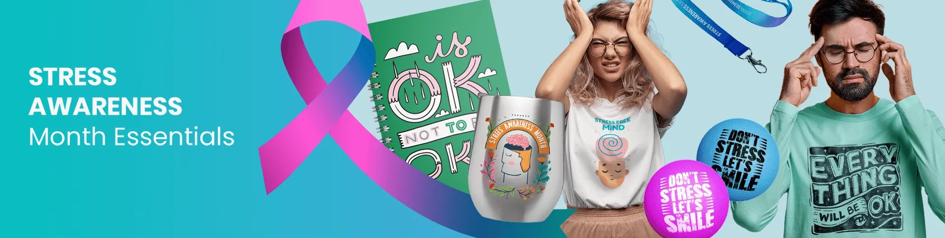 CustomShotGlassNow.com Stress Awareness Month