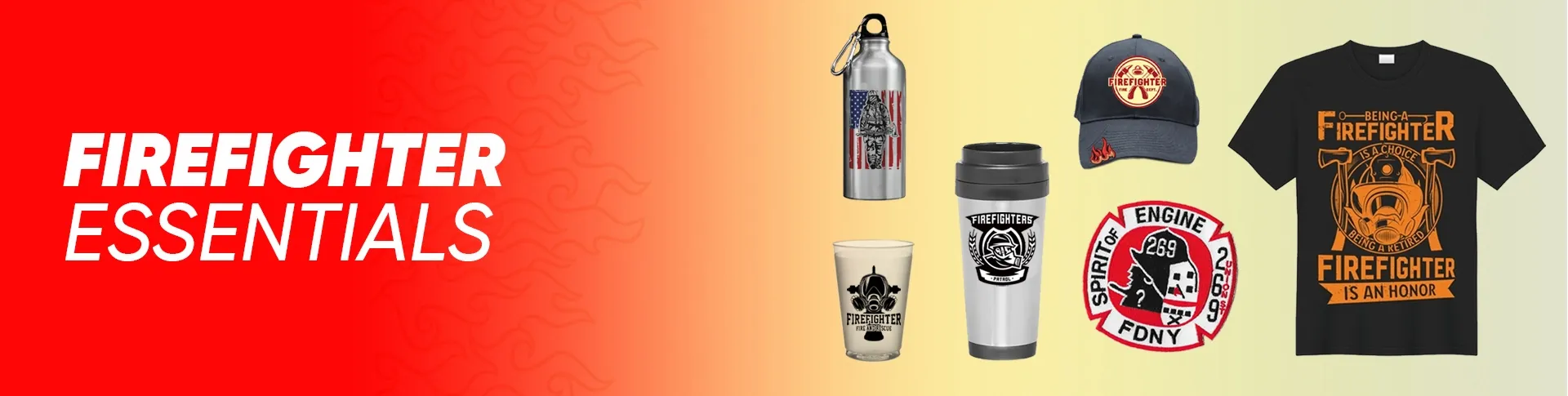 CustomShotGlassNow.com Firefighter