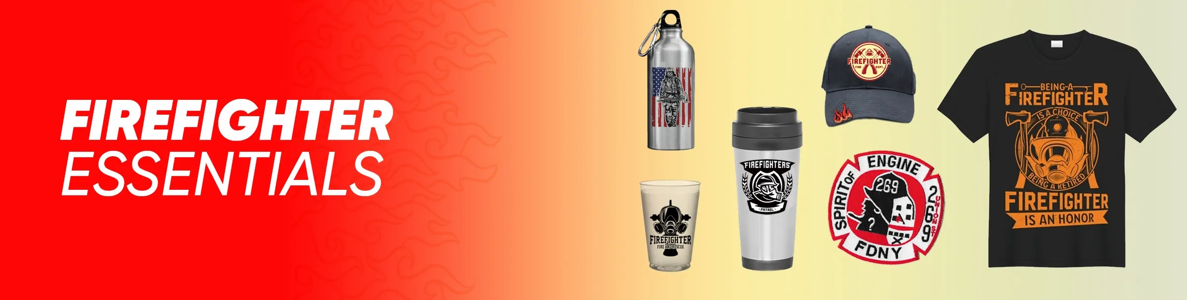 CustomShotGlassNow.com Firefighter