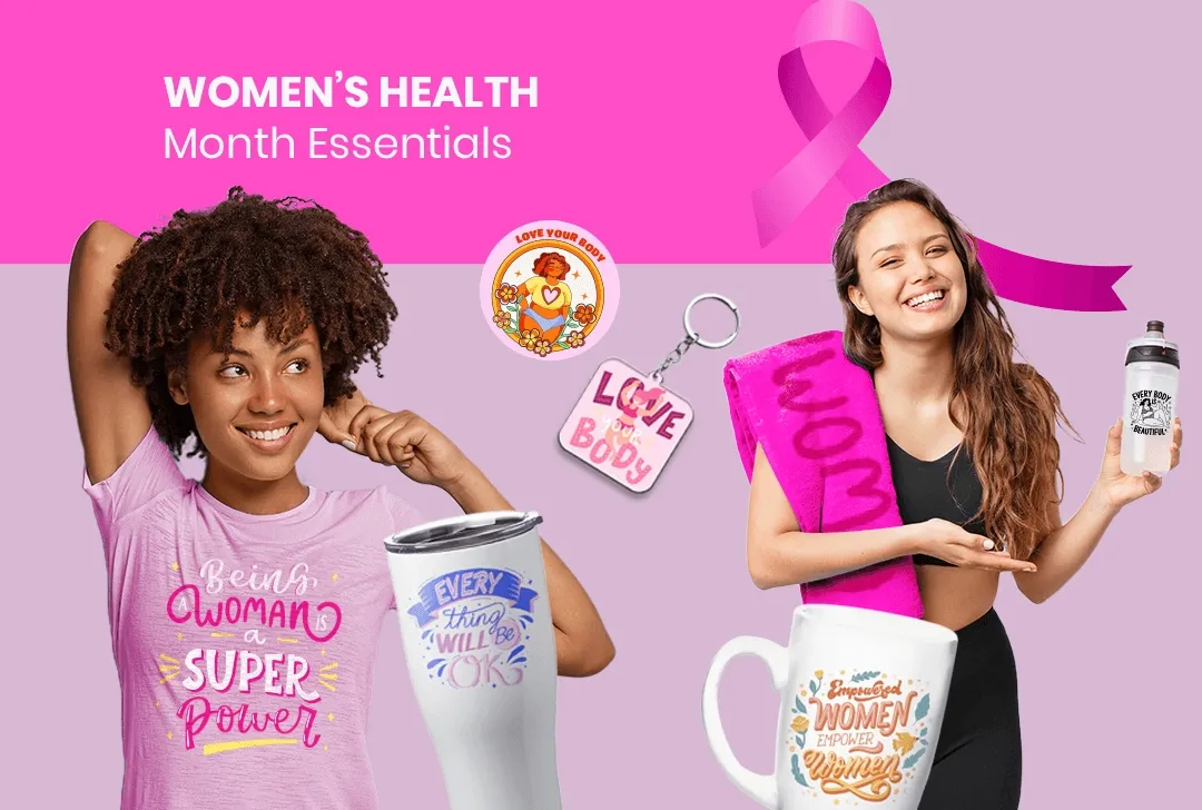 CustomShotGlassNow.com Women's Health Month