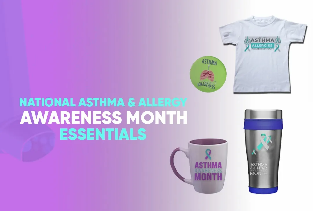 CustomShotGlassNow.com National Asthma & Allergy Awareness Month