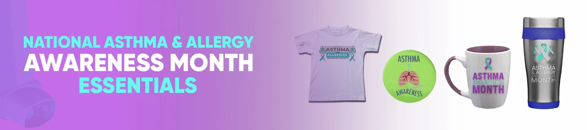 CustomShotGlassNow.com National Asthma & Allergy Awareness Month