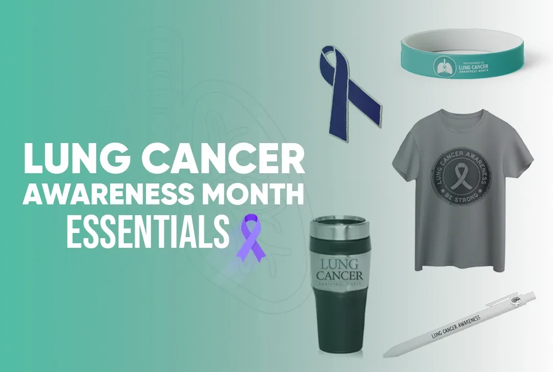 CustomShotGlassNow.com Customize Your Lung Cancer Awareness Month