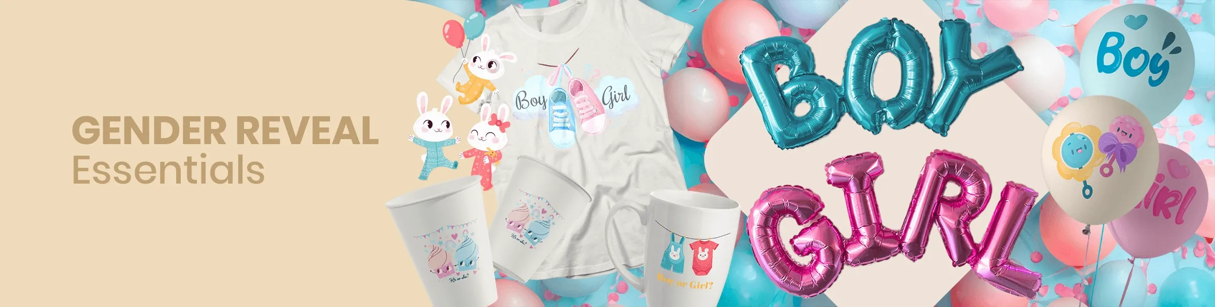 CustomShotGlassNow.com Gender Reveal