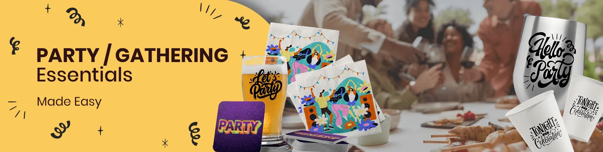 CustomShotGlassNow.com Party/Gathering Essentials