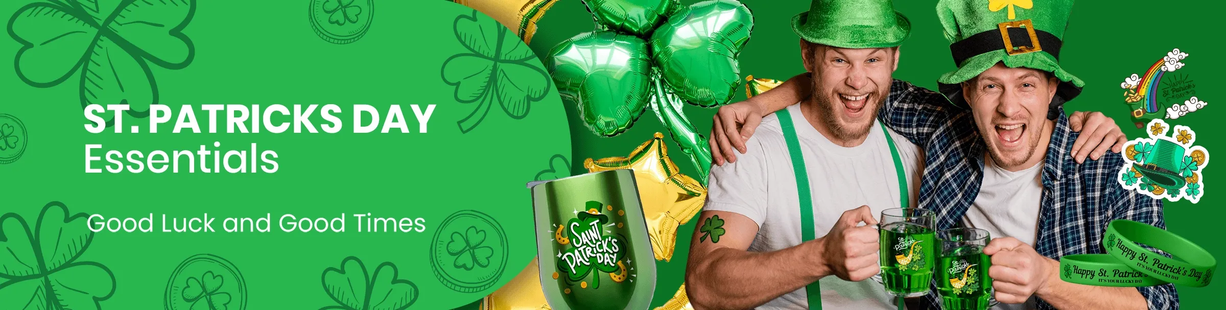 CustomShotGlassNow.com St. Patrick's Day