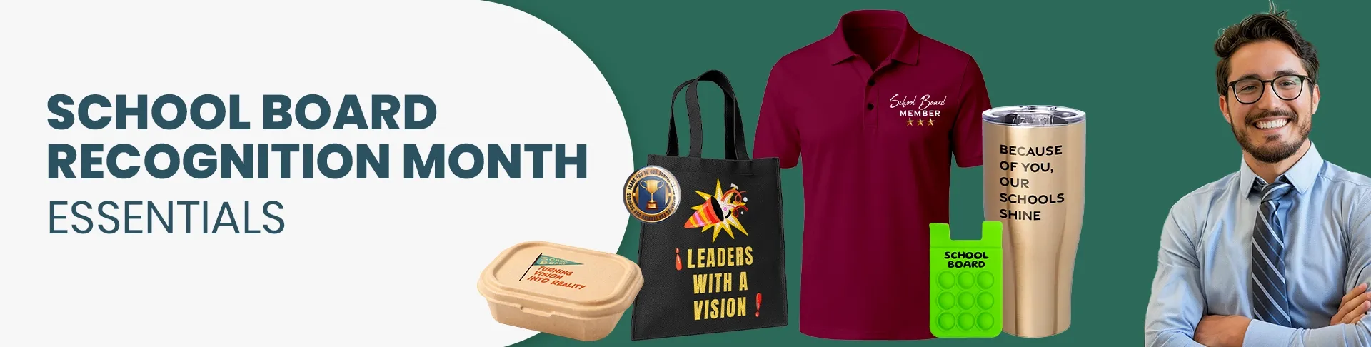 CustomShotGlassNow.com School Board Recognition Month