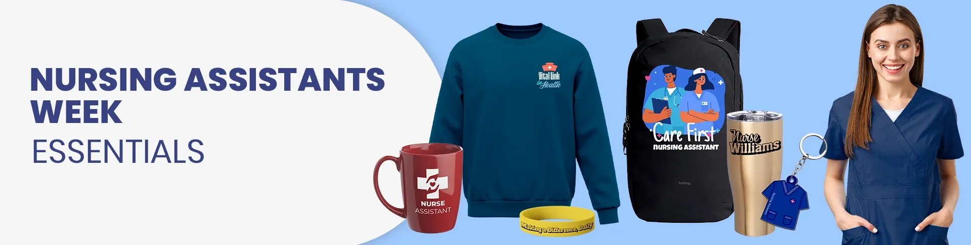 CustomShotGlassNow.com Nursing Assistants Week