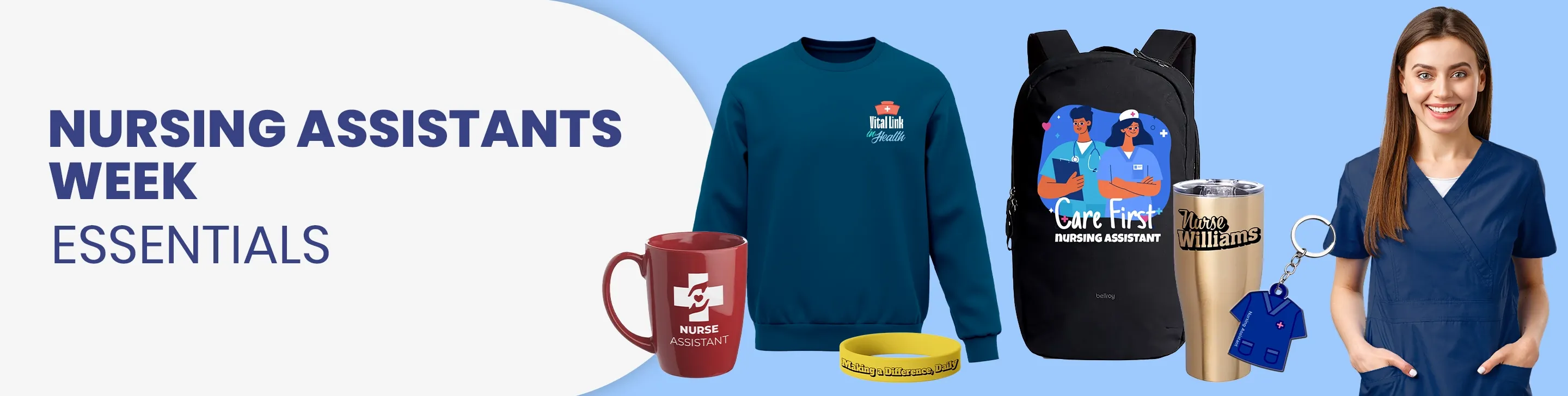 CustomShotGlassNow.com Nursing Assistants Week