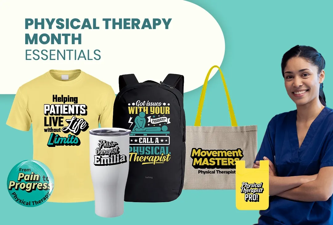 CustomShotGlassNow.com Physical Therapy Month