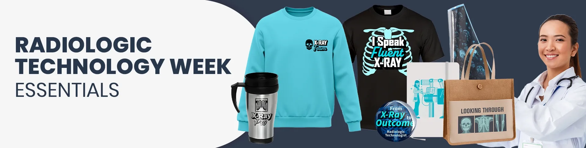 CustomShotGlassNow.com Radiologic Technology Week