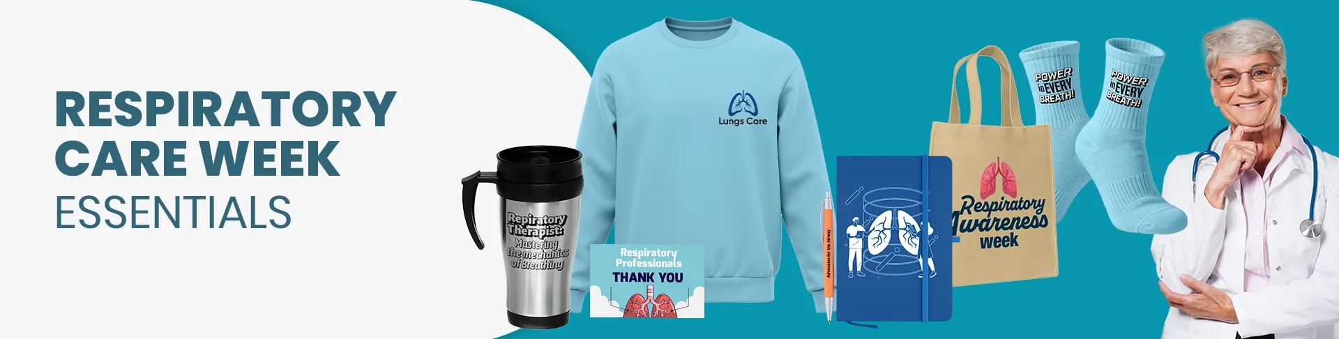 CustomShotGlassNow.com Respiratory Care Week