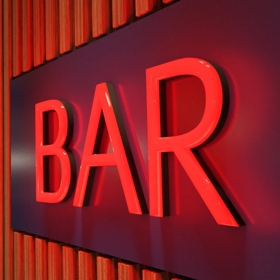 Acrylic Lit Signs - Custom Shot Glass Now