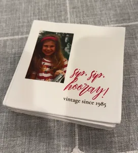 CustomShotGlassNow.com - Custom Beverage Napkin