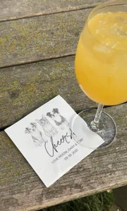 CustomShotGlassNow.com - Custom Beverage Napkin