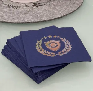 CustomShotGlassNow.com - Custom Foil Stamped Beverage Napkin