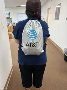 CustomShotGlassNow.com - Custom Reflective Drawstring Bag