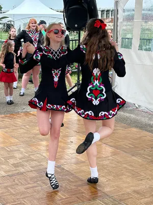 We were Irish dancing at a festival and our dancer asked to wear them while she danced