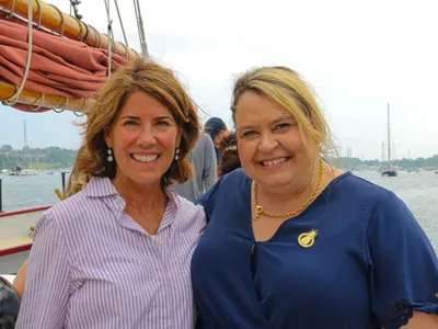 Custom 3D Lapel Pins - This event is for Women in Hospitality but we give our pins out to our Members of the RI Hospitality Association