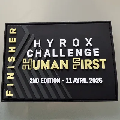 Rubber Patches - Patch finisher Hyrox challenge