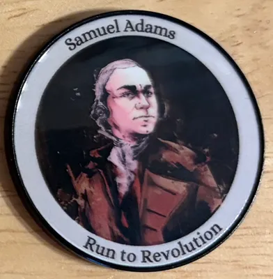 Soft Enamel Challenge Coins - We had six coins made of American Revolutionary figures for a fun run event