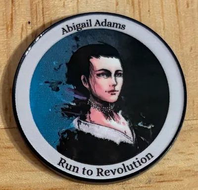 We had six coins made of American Revolutionary figures for a fun run event