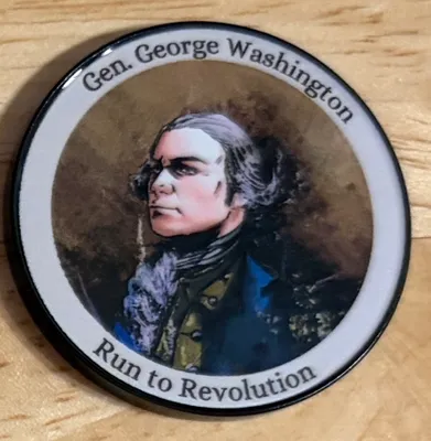 We had six coins made of American Revolutionary figures for a fun run event
