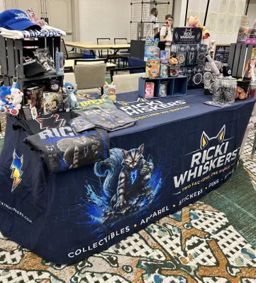 Custom Rectangle Table Covers - Local Amine Con and collectibles show
