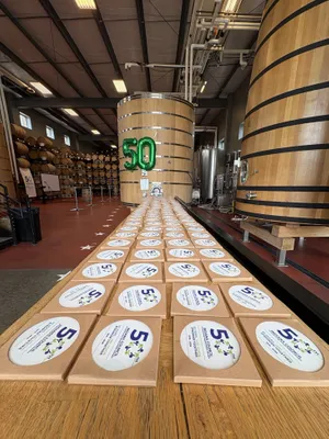 Ceramic Coasters - 50th work celebrationanniversary