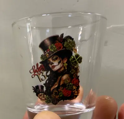 Same designreally dig it on these shotglasses
