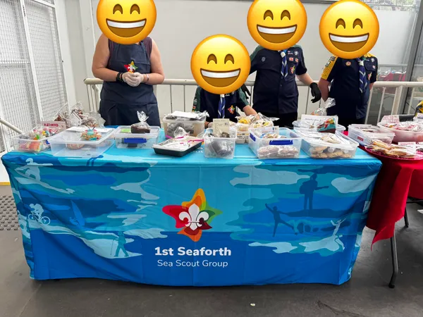 Bake sale at our local bunnings