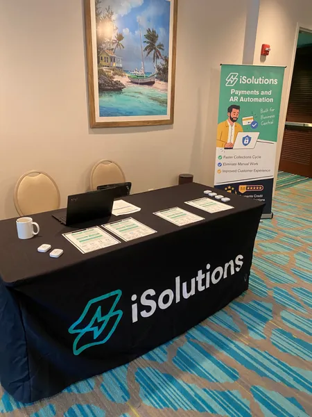 We recently had a booth at an event hosted by one of our partners Both the table cloth and display stand came from you It looked great