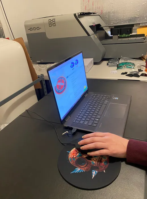 CustomShotGlassNow.com - Custom Round Mouse Pad