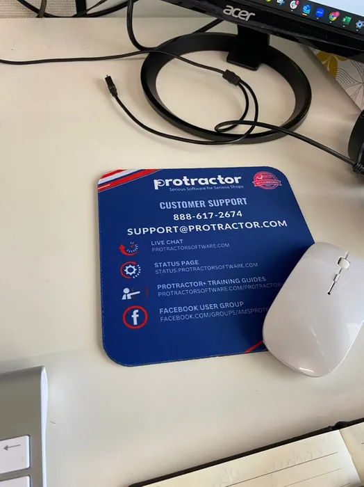 CustomShotGlassNow.com - Custom Square Mouse Pad