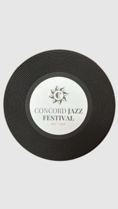 CustomShotGlassNow.com - Soft Plastic Record Coaster