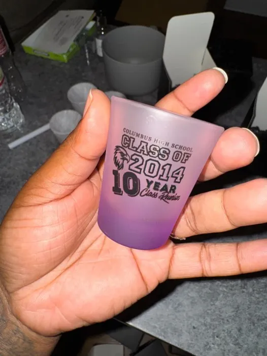 CustomShotGlassNow.com - Frosted Glass Shot Glass