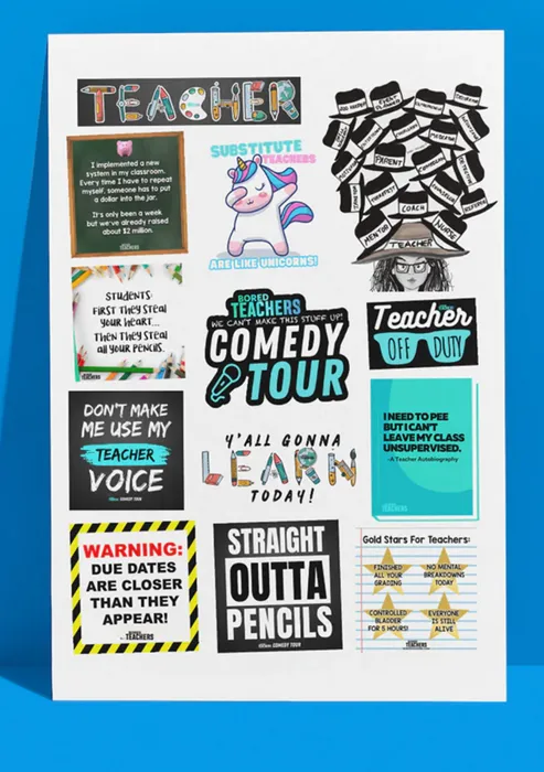 CustomShotGlassNow.com - Stickers Sheets