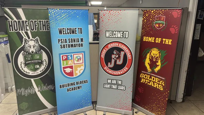 CustomShotGlassNow.com - Roll Up Banner Stands