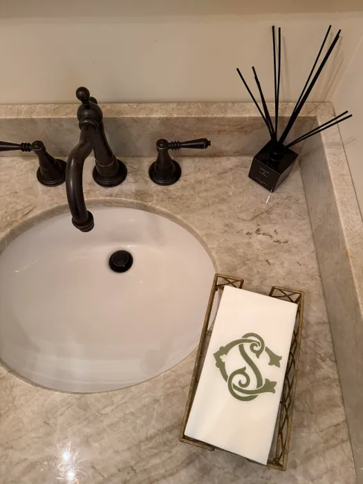 CustomShotGlassNow.com - Custom Linen Guest Towel Napkin