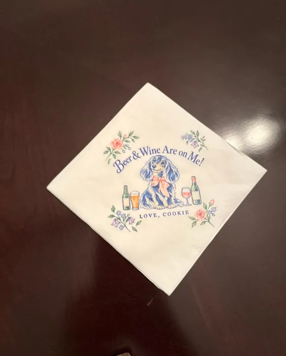 CustomShotGlassNow.com - Custom Paper Beverage Napkin