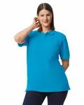 Unisex Midweight Double Pique Polo Sapphire