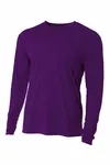 A4 Cooling Performance Long Sleeve Tee A4N3165 PURPLE