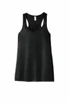 Bella + Canvas Ladies' Flowy Racerback Tank Solid Black Slub