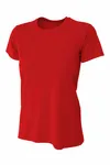 A4 Women's Cooling Performance Short Sleeve Tee A4NW3201 Scarlet