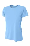 A4 Women's Cooling Performance Short Sleeve Tee A4NW3201 Light Blue