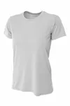 A4 Women's Cooling Performance Short Sleeve Tee A4NW3201 SILVER