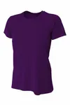 A4 Women's Cooling Performance Short Sleeve Tee A4NW3201 PURPLE